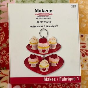 ❤️Valentine's Day Red Heart Treat Stand New